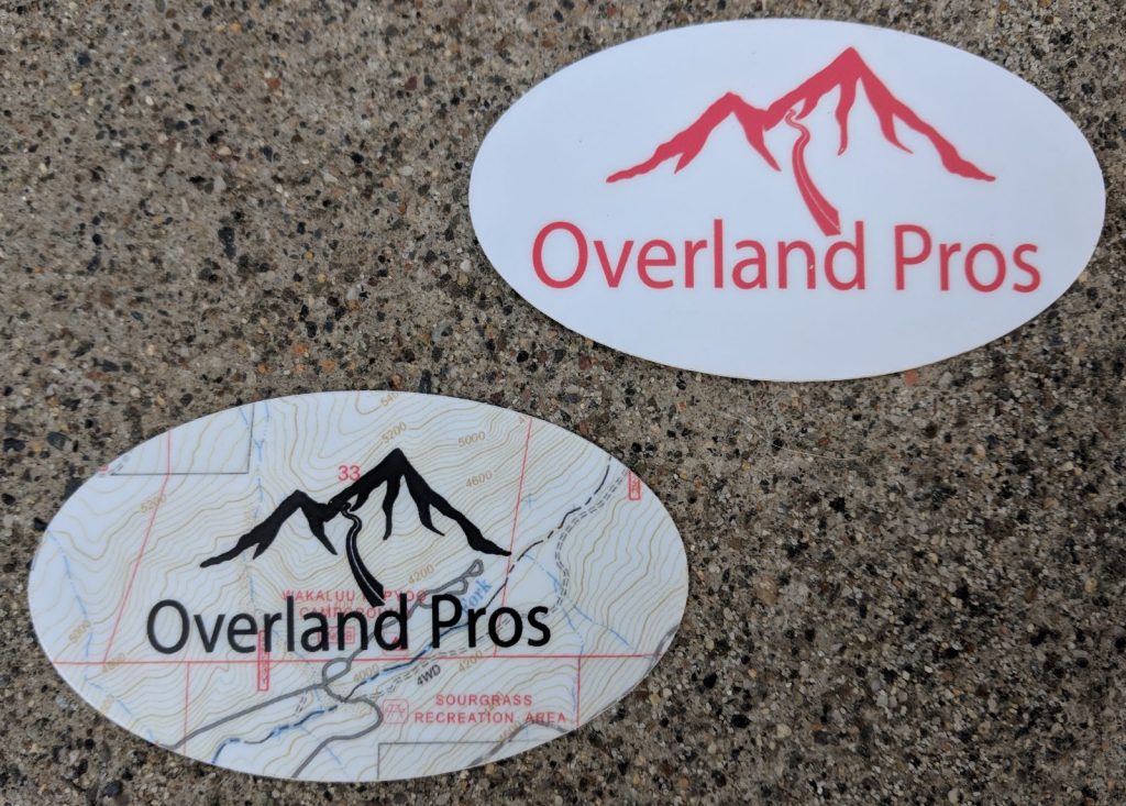 Overland Pros Sticker Small Round - Overland Pros